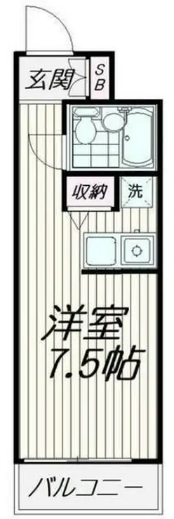 菱和パレス世田谷上野毛 4階階 間取り
