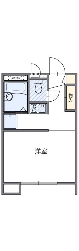 レオパレスエスペランサ(1K/1階)の間取り写真