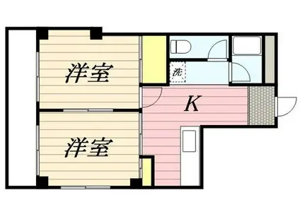 リバーサイドハウス桜台(2K/5階)の間取り写真