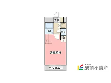 アクセス佐賀(ワンルーム/5階)の間取り写真