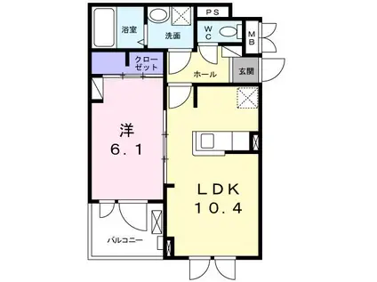 コト―ネ(3LDK/1階)の間取り写真