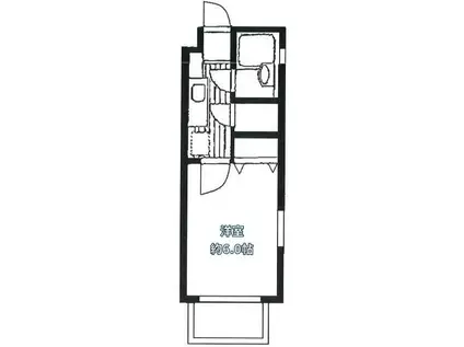 グリーンヒル成増(1K/2階)の間取り写真