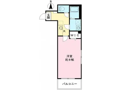 CASA DE MARTE(1K/3階)の間取り写真