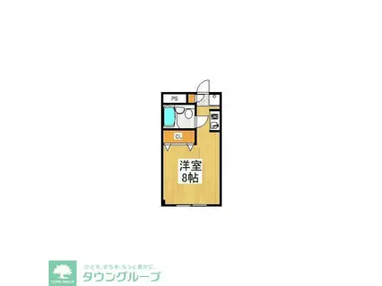 柳瀬ビル(ワンルーム/3階)の間取り写真