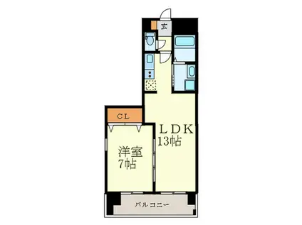 LAMAISONKURAMAGUCHI(1LDK/3階)の間取り写真