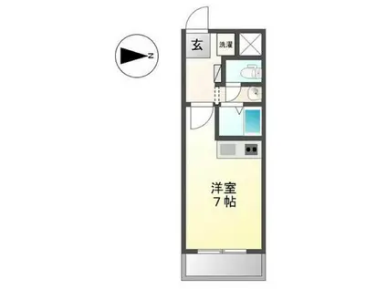 REFORTE(ワンルーム/3階)の間取り写真