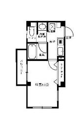 レジデンス リーベ(1K/1階)の間取り写真