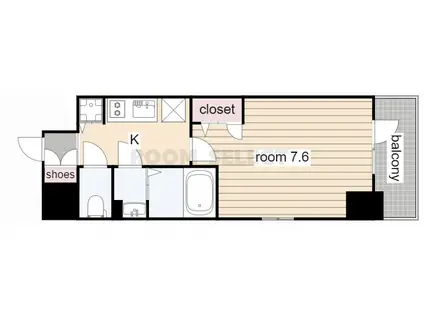 エスリード大須プレシア(1K/10階)の間取り写真