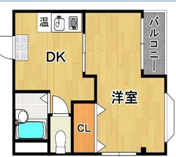 JJBASE西加賀屋(1DK/3階)の間取り写真