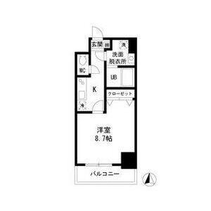 PRESTAGE名駅(1K/2階)の間取り写真