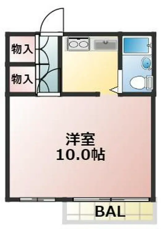 大給坂マンション 2階階 間取り