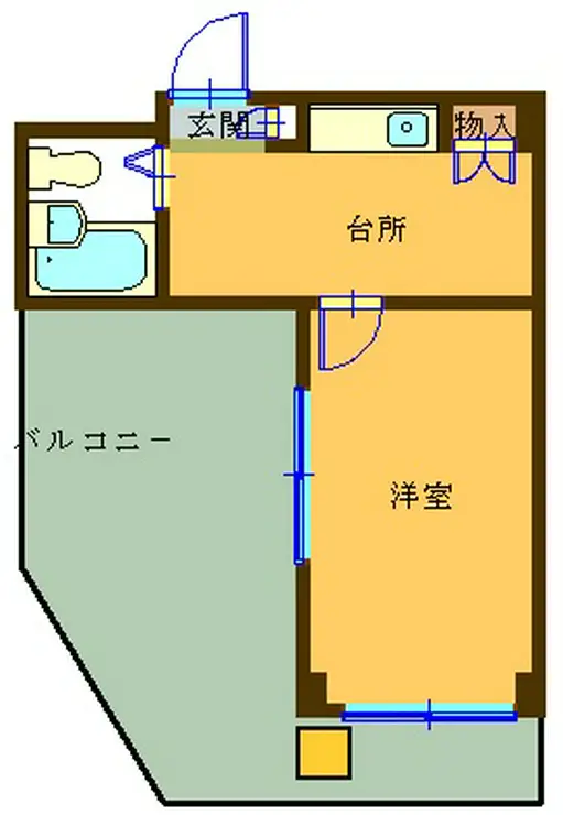 レジデンス和美 3階階 間取り