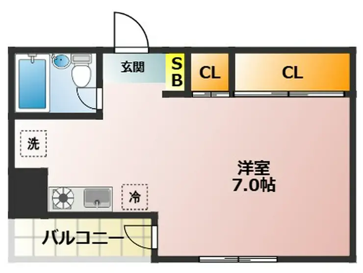 ラポールヤマミツ 3階階 間取り
