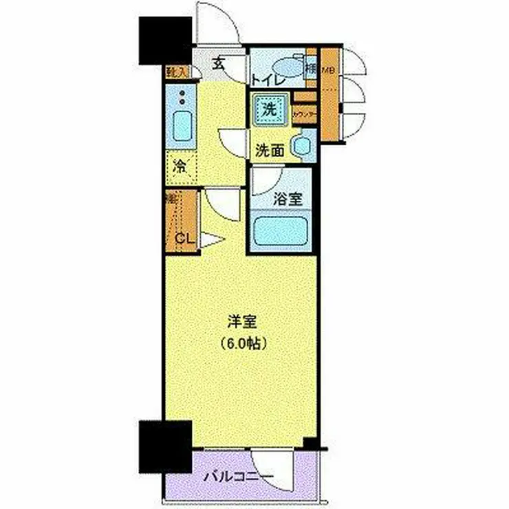 グランド・ガーラ立川 12階階 間取り
