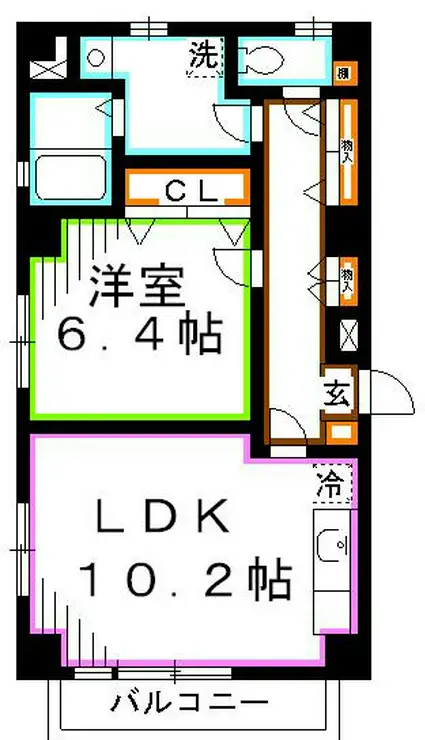 ルームズ 2階階 間取り