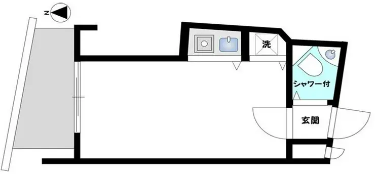 ロワール神楽坂 3階階 間取り