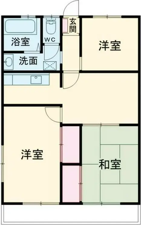 セントラルハイツ 2階階 間取り