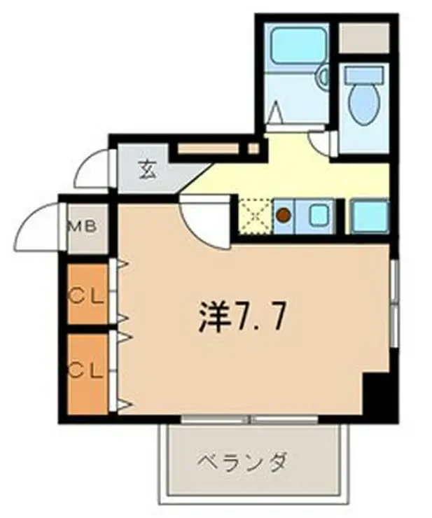 タック高砂 5階階 間取り