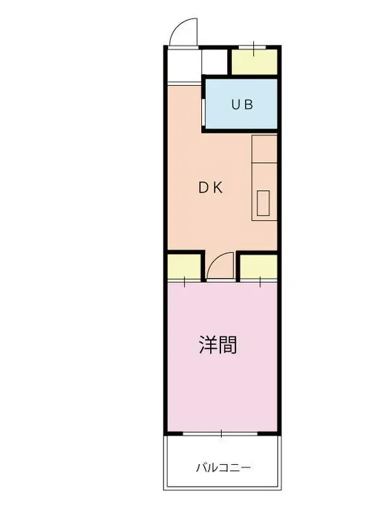 シャトール北浦和 7階階 間取り