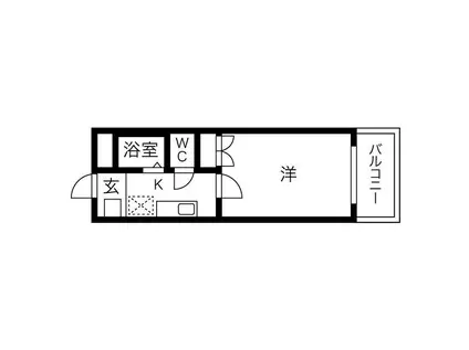 ノーブルハウス坂(1K/1階)の間取り写真