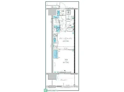 レーベン川口並木VERTEA(1DK/2階)の間取り写真