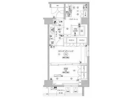 セジョリ墨田イーストIII(2K/3階)の間取り写真