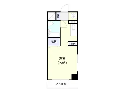 メゾン・ド・ユニヴェール(1K/4階)の間取り写真