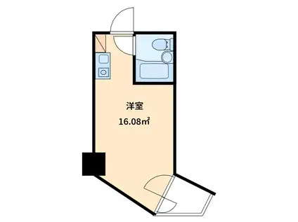 新宿イン(ワンルーム/6階)の間取り写真