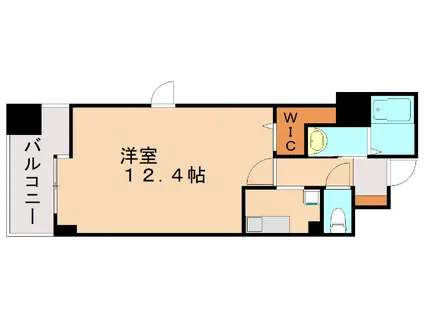 ユーフォリウム・マタマ(1K/7階)の間取り写真