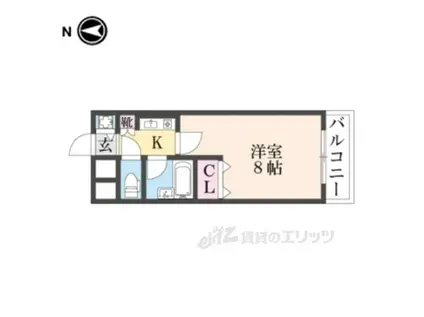 EXCELENTE FABRICA(1K/5階)の間取り写真