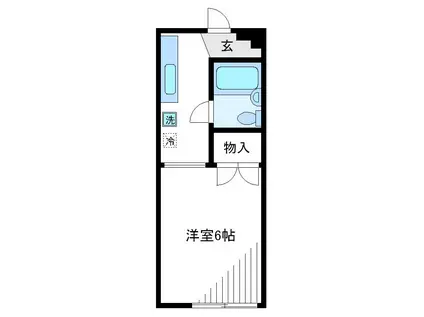 エミナーンス(1K/2階)の間取り写真