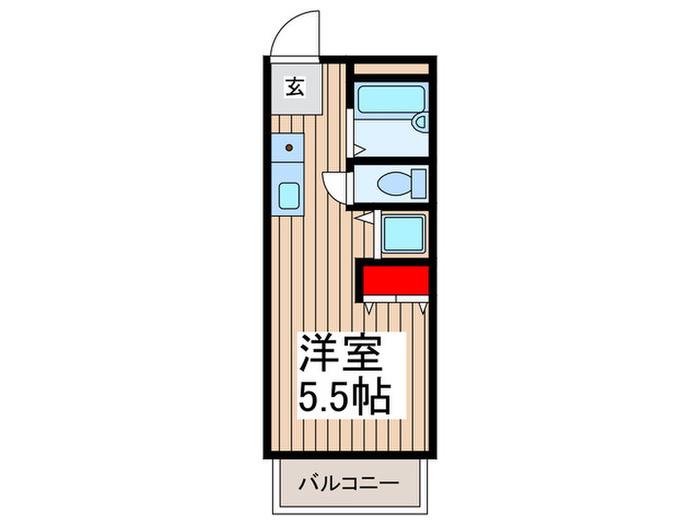 CEREZO・PASEO II(ワンルーム/3階)の間取り写真