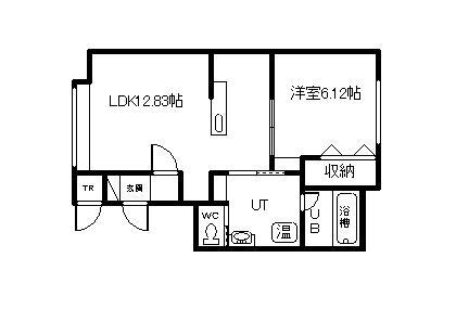 プレミア4(1LDK/1階)の間取り写真
