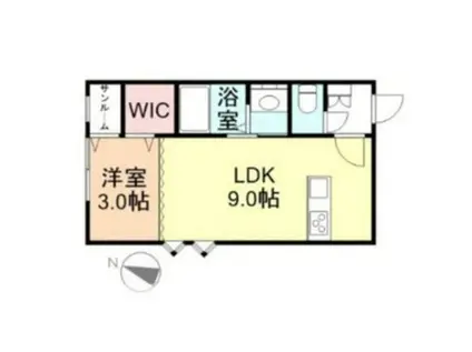 REGALO(1LDK/2階)の間取り写真