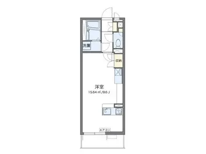 ミランダグラン ルミエール(ワンルーム/3階)の間取り写真