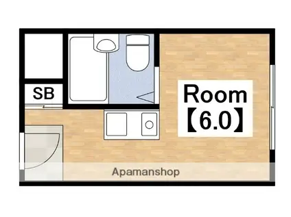 COOP ABBEY(ワンルーム/1階)の間取り写真