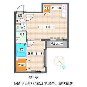 神宮前PARKFOREST(1LDK/3階)の間取り写真