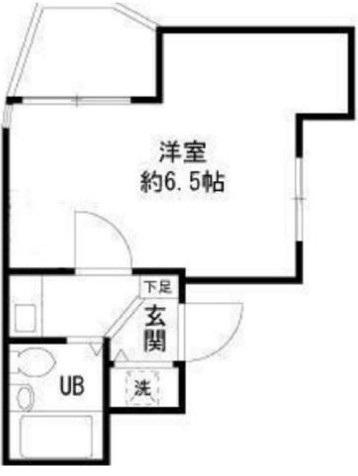 ラヴニール南常盤台(1K/3階)の間取り写真