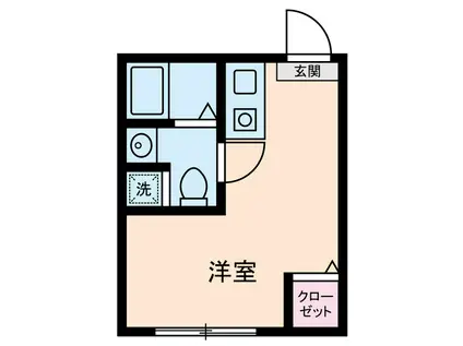 アムス早稲田(ワンルーム/4階)の間取り写真