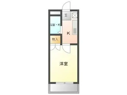 NF GRAN 高畑(1K/3階)の間取り写真