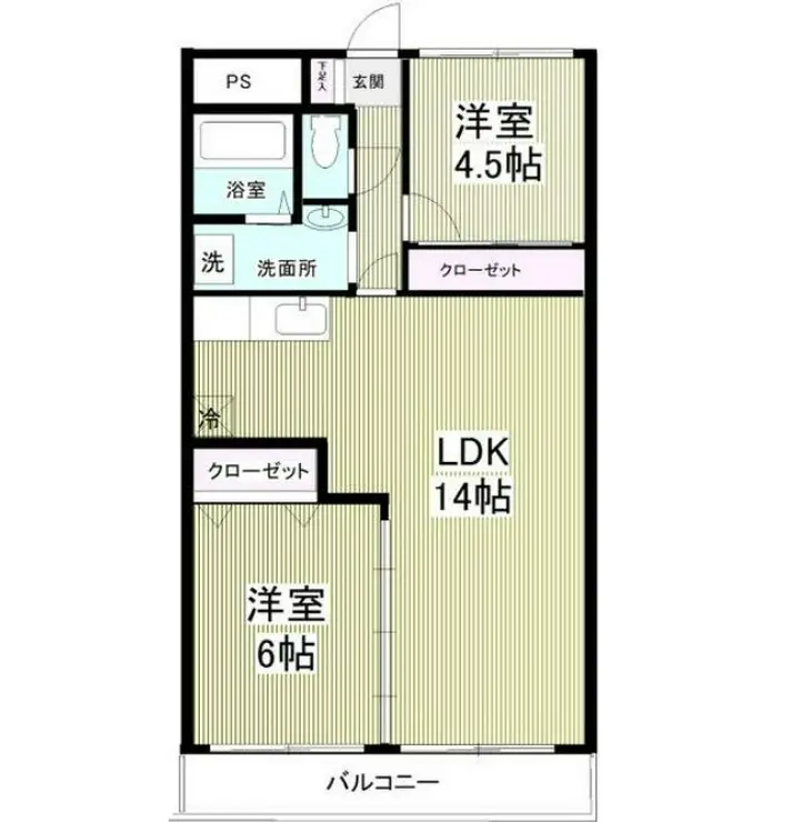 パレ東浦和 3階階 間取り