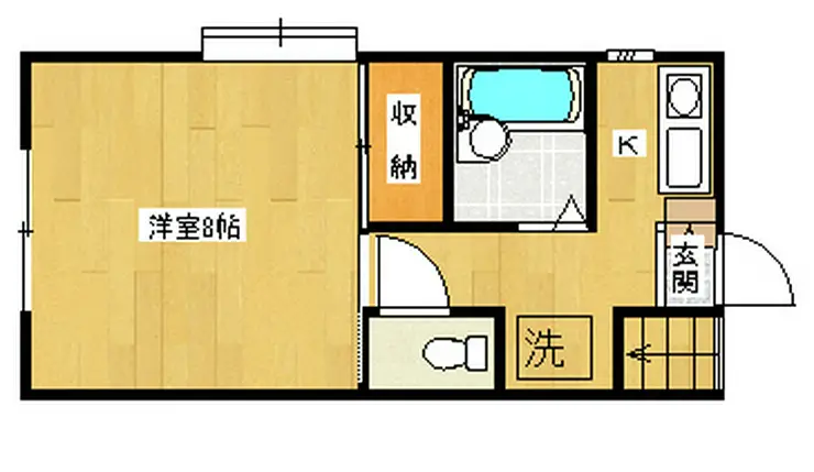 コーポ永寿 1階階 間取り