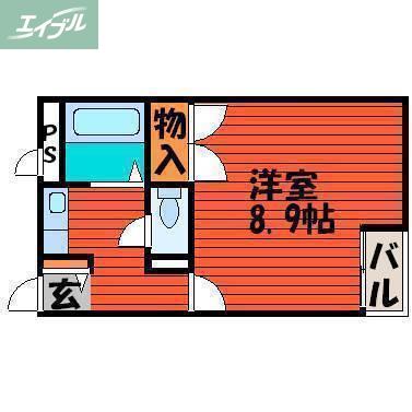 グリーンピア21(1K/3階)の間取り写真