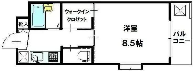 エムズ3 4階階 間取り