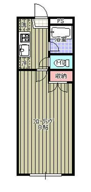穴川ハイリビング参番館 1階階 間取り