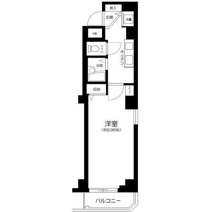 アクアリガーレ西日暮里イースト 2階階 間取り