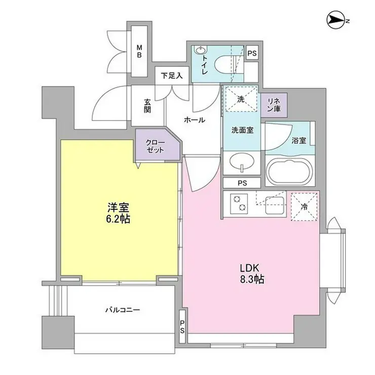 ソアラノーム北浦和 4階階 間取り