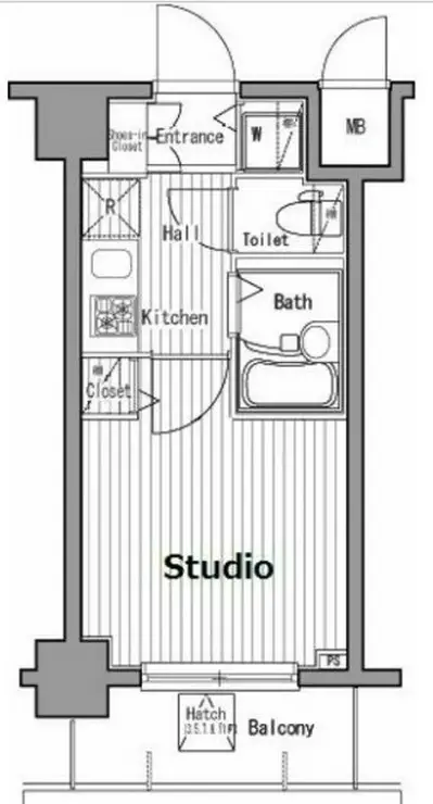 グランド・ガーラ五反田 8階階 間取り