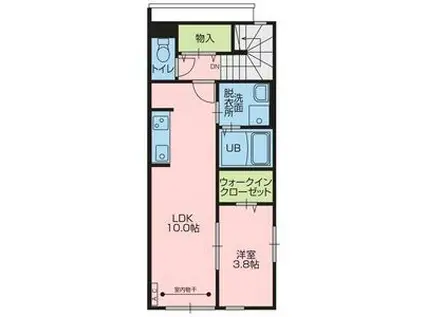 CASA YOU FAMILIAR(1LDK/2階)の間取り写真