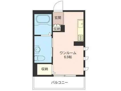 CAMERIE(ワンルーム/3階)の間取り写真